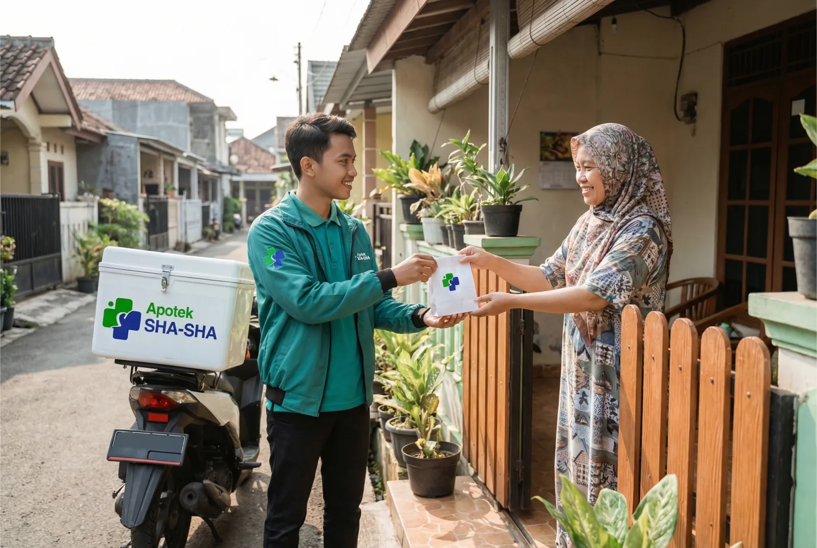 Layanan pesan antar Apotek Sha-Sha