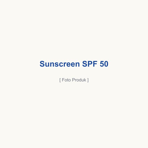 Sunscreen SPF 50